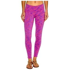 Lilly Pulitzer Luxletic Weekender Leggings Size Large Pink Blue Purple